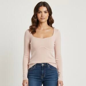 Abercrombie & Fitch Women's Pink Scoop Neck Sweater